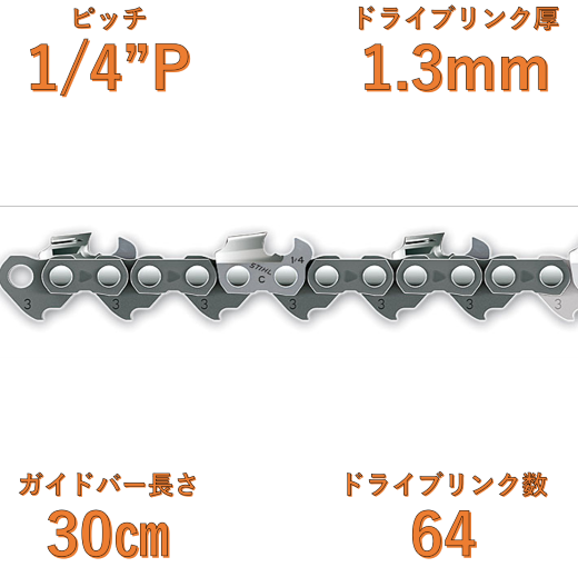 ラピッドマイクロスペシャル(RMS),1/4P1.3mm カービング30cm36610000064